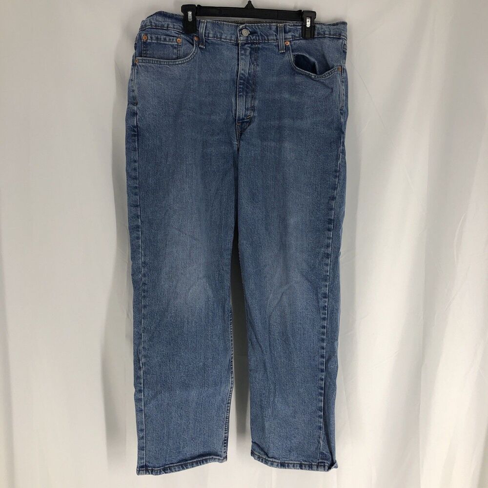 Levis 550 Jeans Men's 38x30 Blue Denim Relaxed Fit Straight Leg